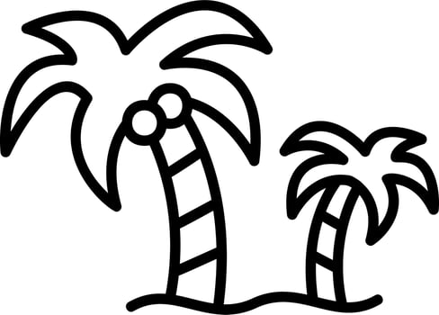 Palm Tree Vector Icon