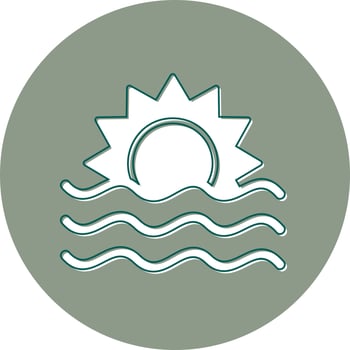 Sunrise Vector Icon