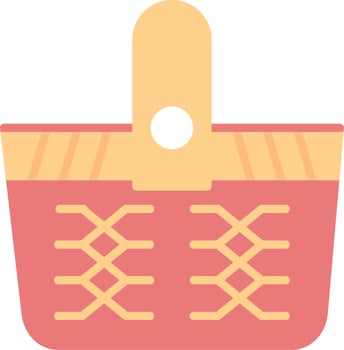 Picnic Basket Vector Icon