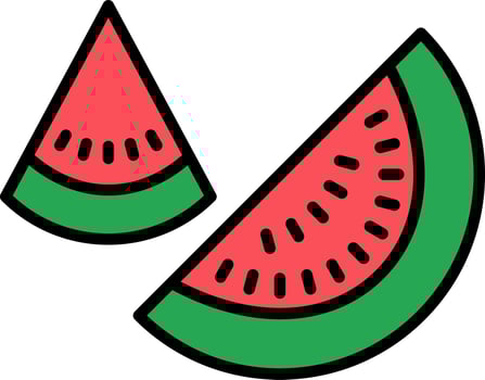Watermelon Vector Icon