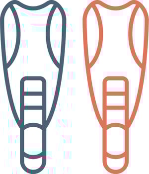 Flippers Vector Icon