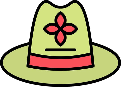 Sun Hat Vector Icon