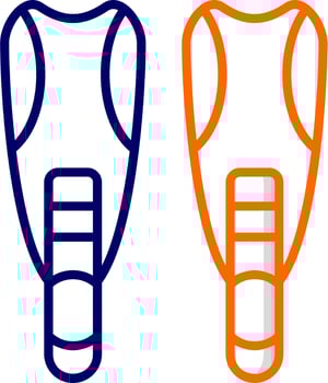 Flippers Vector Icon