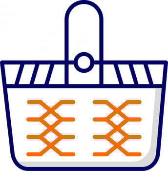 Picnic Basket Vector Icon