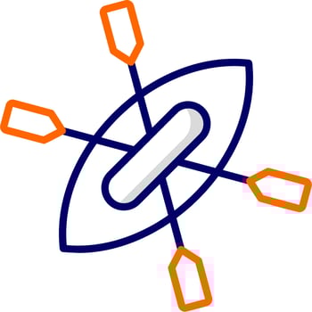 Kayak Vector Icon