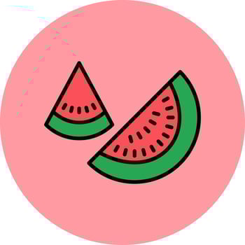 Watermelon Vector Icon