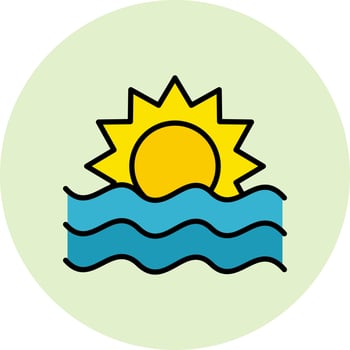 Sunrise Vector Icon