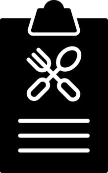 Food List Vector Icon