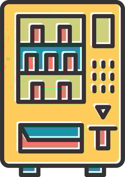 Vending Machine Vector Icon