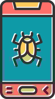 Virus Detective Vector Icon