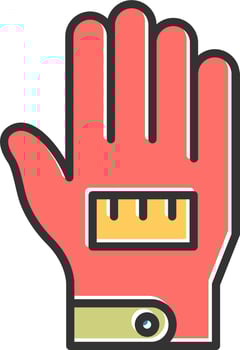 Racing Gloves Vector Icon