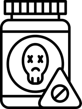No Drugs Vector Icon