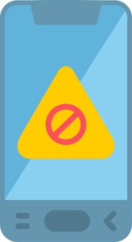 Phone Blocked Vector Icon