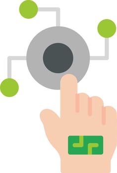 Finger Print Vector Icon