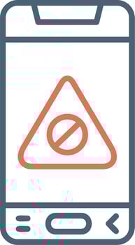 Phone Blocked Vector Icon