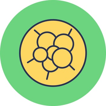 Cancer virus Vector Icon