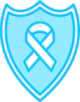 Emblem of Cancer Vector Icon