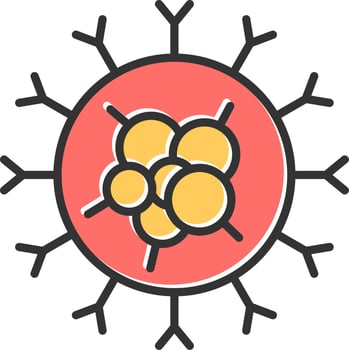 Cancer Cell Vector Icon