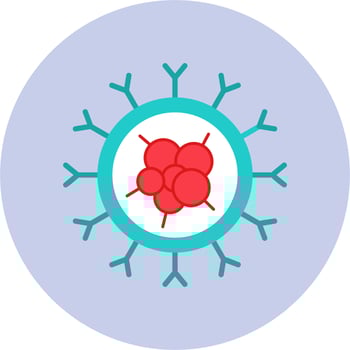 Cancer Cell Vector Icon