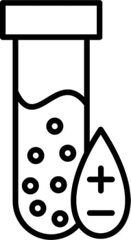 Blood Test Vector Icon