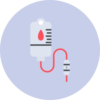 Iv Bag Vector Icon