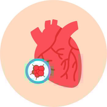 Heart Cancer Vector Icon