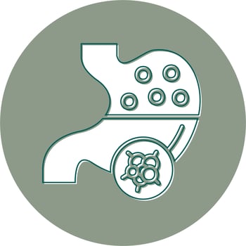 Stomach Cancer Vector Icon