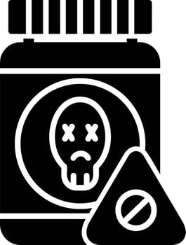 No Drugs  Vector Icon