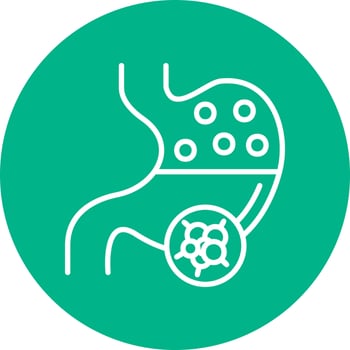 Stomach Cancer Vector Icon