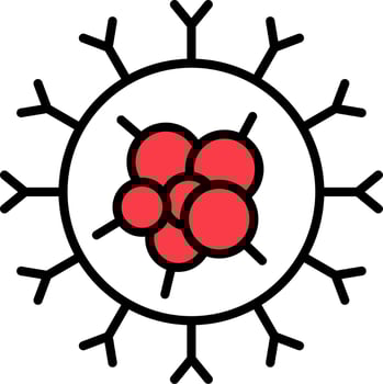 Cancer Cell Vector Icon