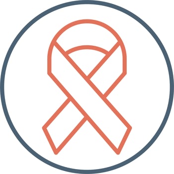 Cancer Ribbon Vector Icon