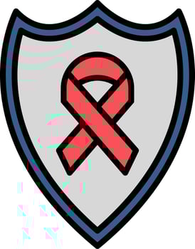 Emblem of Cancer Vector Icon