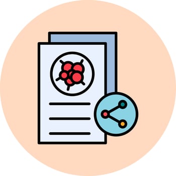 Document Share Vector Icon