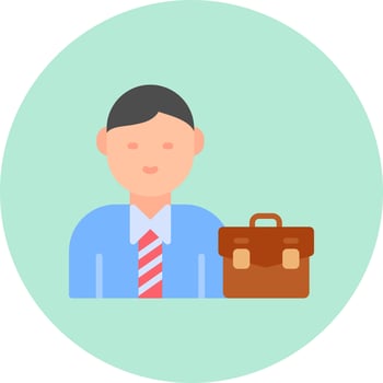 Financial Advisor Vector Icon
