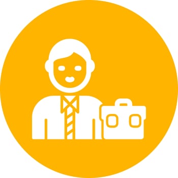 Financial Advisor Vector Icon