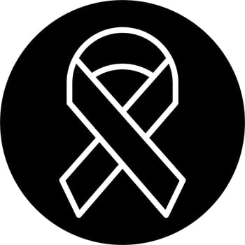 Cancer Ribbon Vector Icon