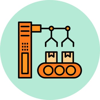 Manufacturing Vector Icon