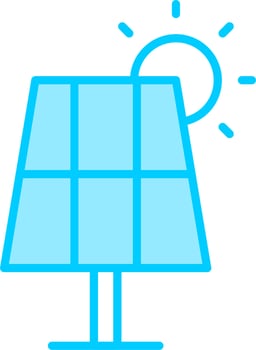 Solar panel Vector Icon