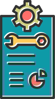 Work Report Vector Icon
