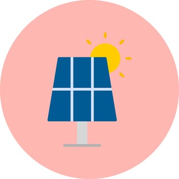 Solar panel Vector Icon