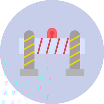 Barrier Vector Icon