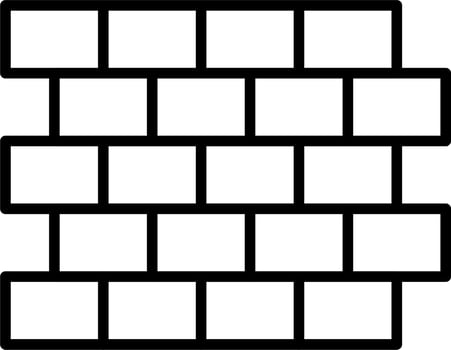 Brick Wall Vector Icon