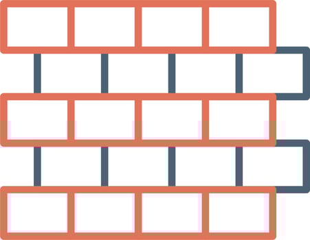 Brick Wall Vector Icon