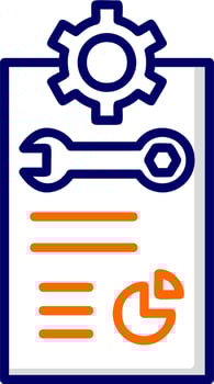 Work Report Vector Icon