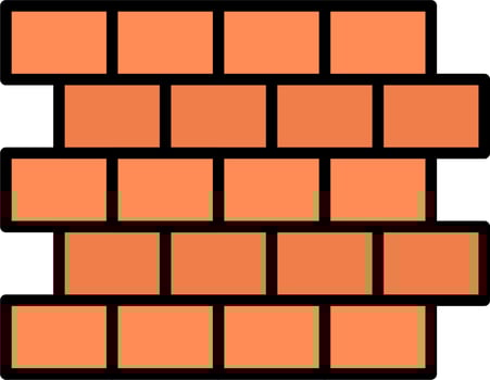 Brick Wall Vector Icon