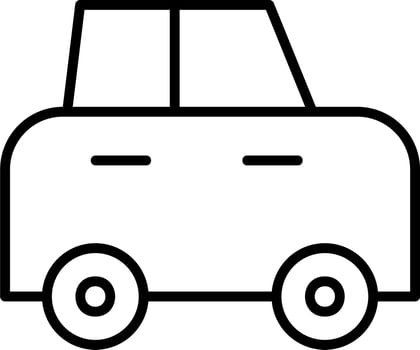 Toy Car Vector Icon