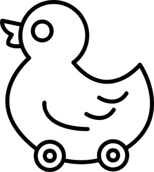 Duck toy Vector Icon
