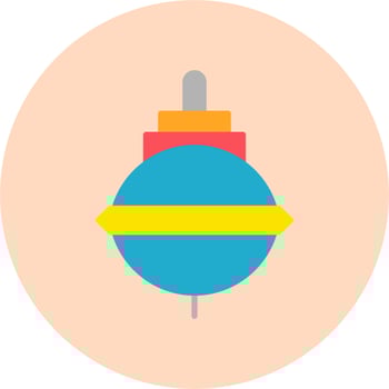 Spinning Top Vector Icon