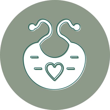 Baby Bib Vector Icon