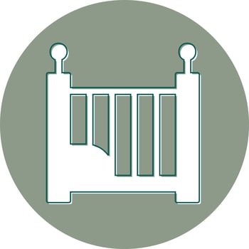 Cot Vector Icon